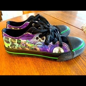 Monster jam chuck style youth shoes